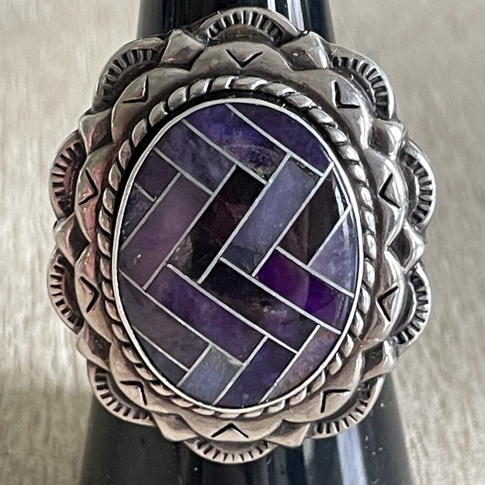 Carolyn Pollack Sterling Silver Ring Size 8 Relios Collection